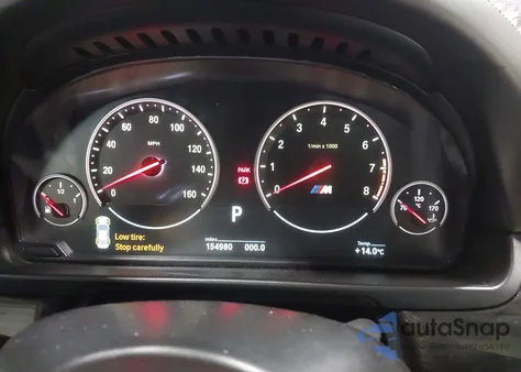 2014 BMW M5 from USA, damaged, VIN WBSFV9C50ED097796